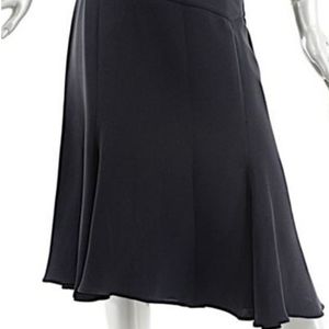 Giorgio Armani Silk Flounce Skirt sz 48 US 14